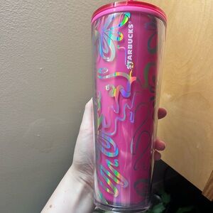 Starbucks Pink Iridescent Tumbler